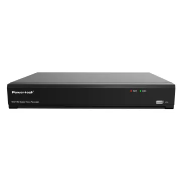 POWERTECH XVR υβριδικό καταγραφικό PT-1597, 5MP, H.264/H.265, 16 κανάλια
