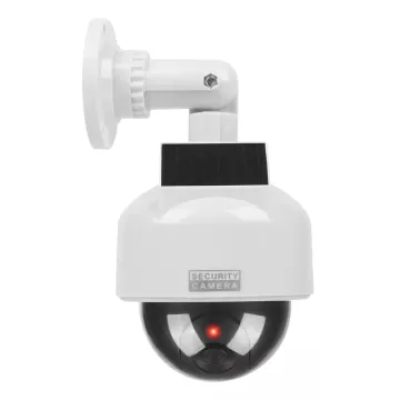 Ψεύτικη κάμερα CCTV LXKAM15 με LED, ηλιακή, λευκή