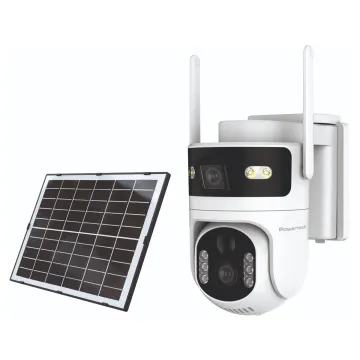 POWERTECH smart ηλιακή κάμερα PT-1547, dual lens, 4MP, 4G, PTZ, SD, IP65
