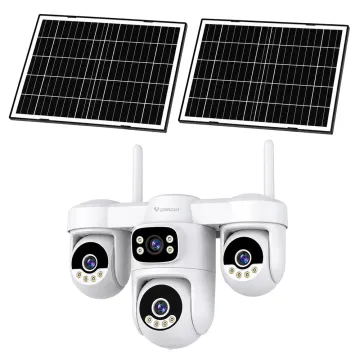 VSTARCAM smart ηλιακή κάμερα AG623FR, four-lens, 3MP, 4G, SD, PTZ, IP66