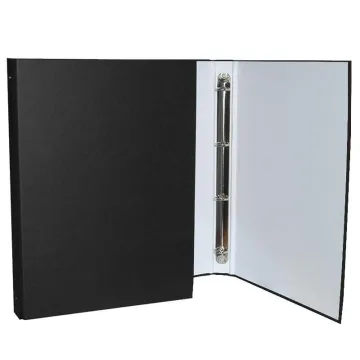 Νext κλασέρ Classic με 2 κρίκους μαύρο Υ32,5x23,5x3εκ. (ΠΑΚ6)