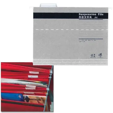 Κρεμαστοί φάκελοι Υ24,5x31,9εκ.γκρι (ΠΑΚ25)
