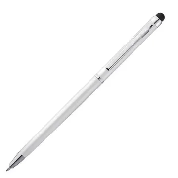 Στυλό- touch pen άσπρο 13xØ0,6εκ. Δυνατότητα εκτύπωσης. (ΠΑΚ6)