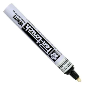 Sakura μαρκαδόρος μεταλλικός λευκός 2mm Μ (ΤΕΜ12)