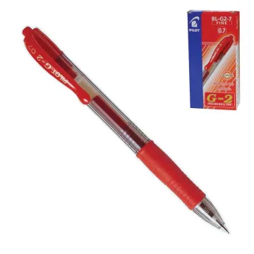 Pilot στυλό gel G2 fine κόκκινο 0,7mm (ΤΕΜ12)
