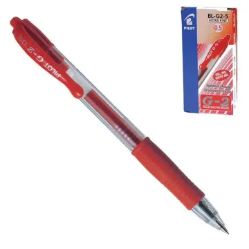 Pilot στυλό jel G2 extra fine κόκκινο 0.5mm (ΤΕΜ12)