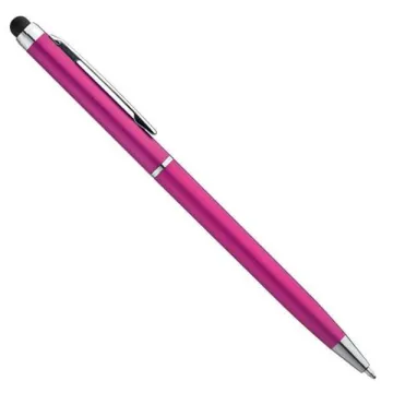 Στυλό- touch pen φουξ 13xØ0,6εκ. Δυνατότητα εκτύπωσης. (ΠΑΚ6)