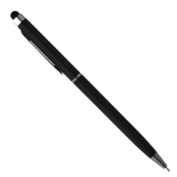 Στυλό- touch pen μαύρο 13xØ0,6εκ. Δυνατότητα εκτύπωσης. (ΠΑΚ6)