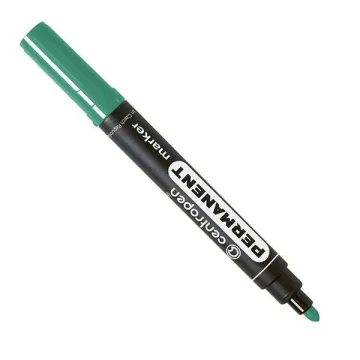 Centropen μαρκαδόρος ανεξίτηλος πράσινος στρόγγυλη μύτη 2,5mm (ΠΑΚ10)
