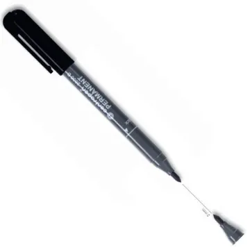 Centropen μαρκαδόρος ανεξίτηλος μαύρο 2mm (ΠΑΚ10)