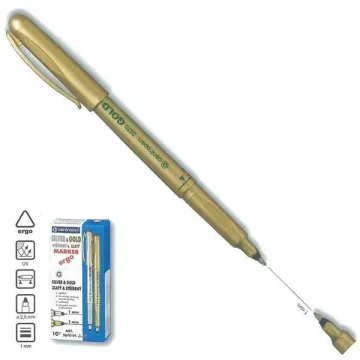 Centropen μαρκαδόρος ανεξίτηλος χρυσός 1mm (ΠΑΚ10)