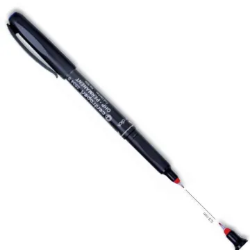 Centropen μαρκαδόρος ανεξίτηλος κόκκινο small 0.3mm (ΠΑΚ10)