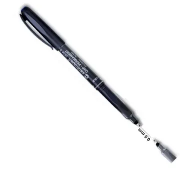 Centropen μαρκαδόρος ανεξίτηλος μαύρο fine 0,6mm (ΠΑΚ10)