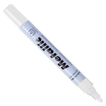 Centropen μαρκαδόρος ανεξίτηλος μεταλ. λευκός 1,5-2,5mm (ΠΑΚ10)