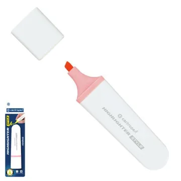 Centropen μαρκαδόρος υπογράμμισης pastel ροζ σε blister (ΠΑΚ20)
