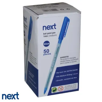 Νext στυλό διαρκείας κόκκινο 1mm. (ΠΑΚ50)