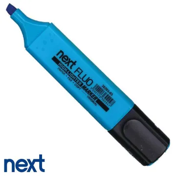 Νext φωσφορούχος μαρκαδόρος fluo μπλε (ΤΕΜ10)