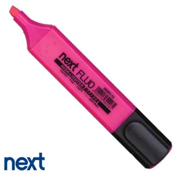 Νext φωσφορούχος μαρκαδόρος fluo ροζ (ΤΕΜ10)