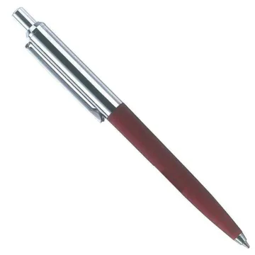 Στυλό μεταλλικό τύπου parker με κλιπ μπορντώ 0.7mm (ΠΑΚ10)