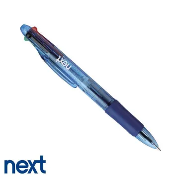 Next στυλό τετράχρωμο 4 σε 1, μύτη 1mm (ΤΕΜ10)