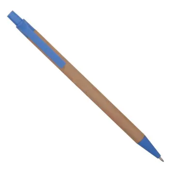 Στυλό eco μπλε 1mm. Δυνατότητα εκτύπωσης.