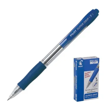 Pilot στυλό Super Grip fine μπλε 0.7mm (ΤΕΜ12)