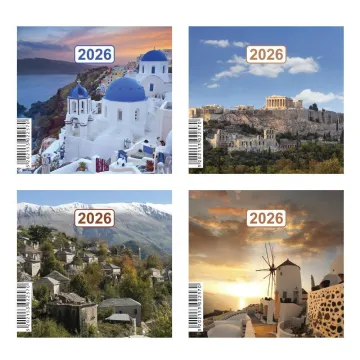Next μηνιαίος ημεροδείκτης 2026 τοπία 9x9εκ. (ΤΕΜ20)