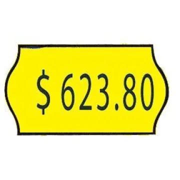 Ετικέτες κίτρινες 22x12mm (1000τεμ./ρολλό) (ΡΟΛ69)
