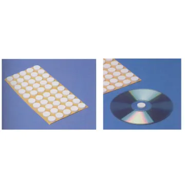 Αυτοκόλλητο για συγκράτηση cd λευκό Ø16mm 500τεμ.
