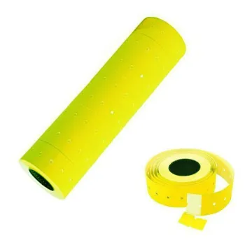 Ετικέτες κίτρινες νέον 22x12mm (ΠΑΚ100)