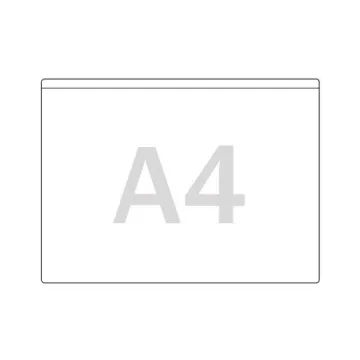 Αυτοκόλλητη θήκη Α4 τύπου Π άνοιγμα στη μεγάλη πλευρά (50τεμ)