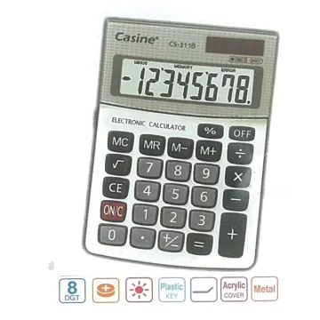 Casine κομπιουτεράκι 8 ψηφίων 15x10x3εκ.