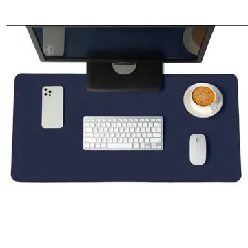 Θερμαινόμενη επιφάνεια - mousepad γραφείου 60x36εκ σκούρη μπλε