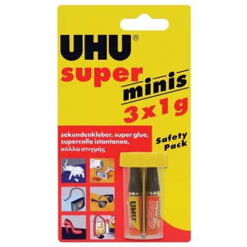 Uhu Super Glue mini 3x1gr (ΠΑΚ5)