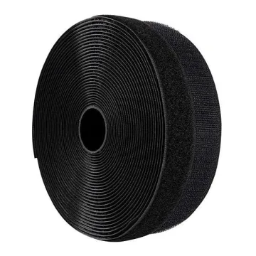 Velcro ταινία αυτοκόλλητη μαύρη,16mm, 25μέτρα