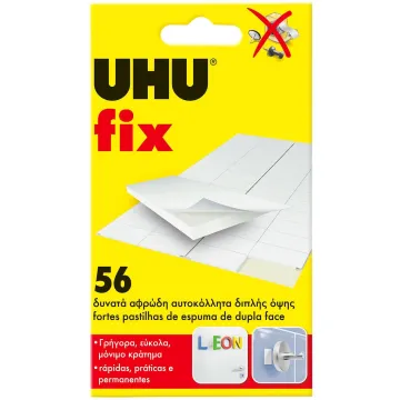 Uhu Fix αυτοκόλλητα 56 τμχ. (ΠΑΚ12)