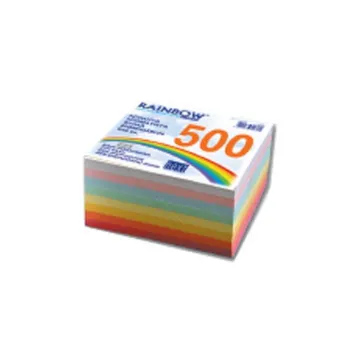 Next ανταλλακτικά φύλλα κύβου πολύχρωμα 500φυλ. 9x9εκ. (ΤΕΜ10)