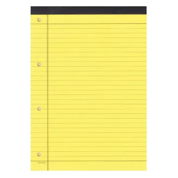 Next μπλοκ yellow-δικηγορικό ριγέ 21x29εκ. 40φυλ. (ΠΑΚ10)