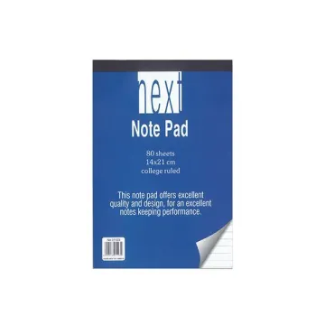 Next μπλοκ ριγέ 14x21εκ. 80φυλ. (ΠΑΚ10)