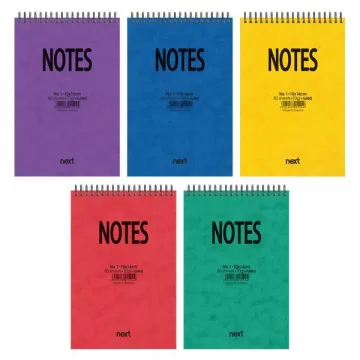 Next notes μπλοκ σπιράλ ριγέ μινι 80φ 9x13εκ. (ΤΕΜ20)