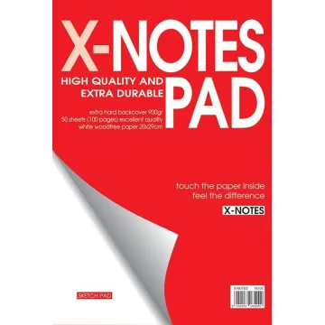 Next x-notes μπλοκ λευκό 12x17εκ. 50φυλ. (ΤΕΜ10)