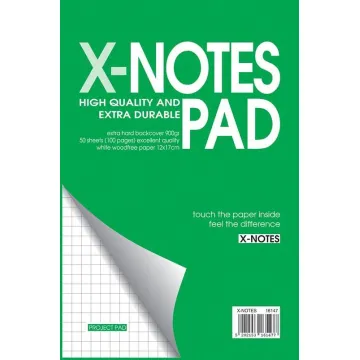 Next x-notes μπλοκ καρέ 12x17εκ. 50φυλ. (ΤΕΜ10)