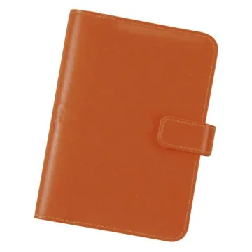 Organizer σημειωματάριο δερμάτινο καφέ 15x11εκ.