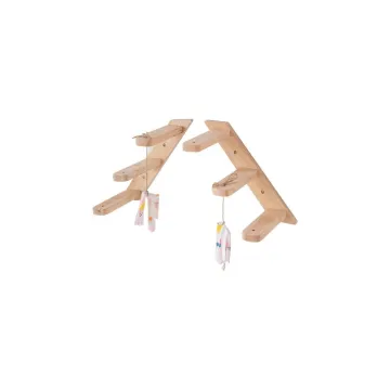 Σκάλα αναρρίχησης γάτας Nextdeco Natural μασίφ ξύλο Υ24x29,5x22εκ.