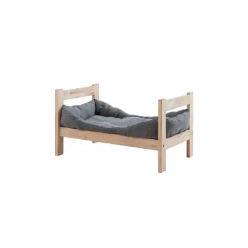 Κρεβάτι γάτας σκύλου Nextdeco Natural μασίφ ξύλο Υ35x60x40εκ.