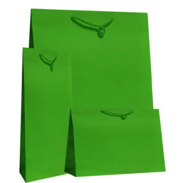 Next χάρτινη τσάντα πράσινη Colors Υ14x11x5,5 (ΠΑΚ12)