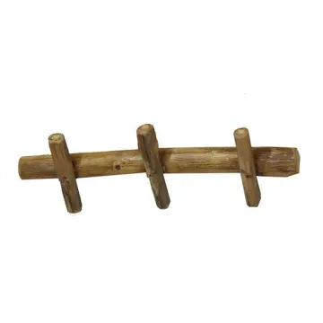 Κρεμάστρα τοίχου Nextdeco Tribeca ανακυκλωμένο ξύλο teak Υ12x5x35εκ.