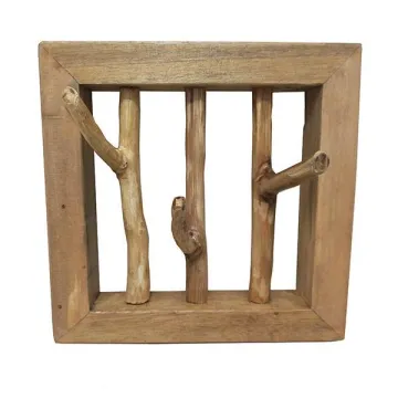 Κρεμάστρα τοίχου Nextdeco Tribeca ανακυκλωμένο ξύλο teak Υ25x11/8x28εκ.