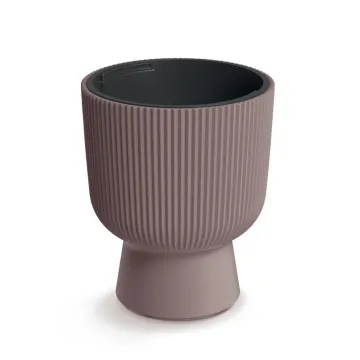 Γλάστρα - κασπώ Milly Round καφέ Y30,5 x Φ23,9εκ.