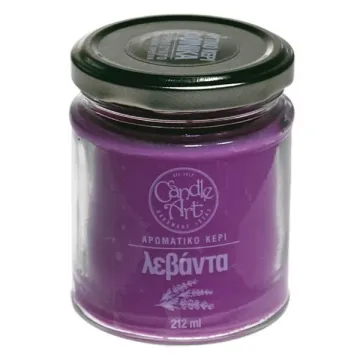 Αρωματικό κερί, 212 ml, με αιθέρια έλαια λεβάντας